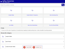 Tablet Screenshot of jadhaventerprises.com
